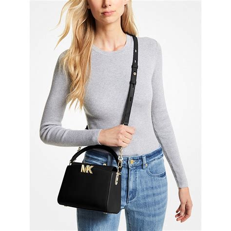 mk karlie bag|karlie small leather crossbody bag.